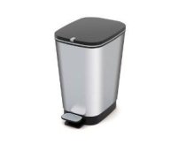 KIS 8071800 1783 waste container Rectangular Black, Stainless steel