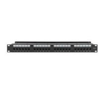 24x RJ45 Cat6 UTP Patch Panel With Cable Bracket