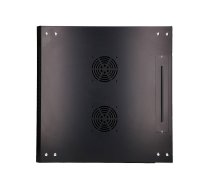 Extralink Rackmount cabinet 12U 600x600 Black wall mounted