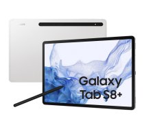 Samsung Galaxy Tab S8+ 5G SM-X806B LTE 128 GB 31.5 cm (12.4") Qualcomm Snapdragon 8 GB Wi-Fi 6 (802.11ax) Android 12 Silver