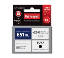 Activejet AH-651BRX Ink (replacement for HP 651 C2P10AE; Premium; 20 ml; black)