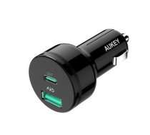 AUKEY CC-Y7 mobile device charger Universal Black Cigar lighter Indoor