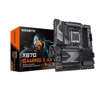 Gigabyte X670 GAMING X AX V2 Motherboard - Supports AMD Ryzen 7000 CPUs, 16+2+2 phases VRM, up to 8000MHz DDR5 (OC), 4xPCIe 4.0 M.2, Wi-Fi 6E, 2.5GbE LAN, USB 3.2 Gen 2