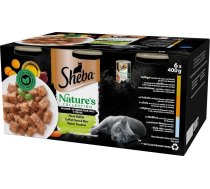 SHEBA Mixed flavours kit - wet cat food - 6x400g