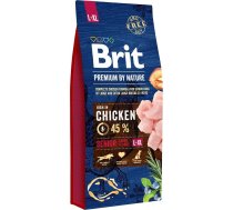 BRIT Premium by Nature Senior Large / Extra Large Chicken - dry dog food - 15 kg