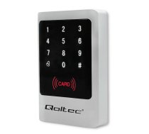 Qoltec 52444 Code lock MIMAS with RFID reader Code | Card | key fob | Doorbell button | IP68 | EM