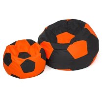 Sako bag pouf Ball black-orange XXL 140 cm