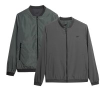 Men's 4F reversible jacket M013 olive/grey 4FSS23TJACM013 44S