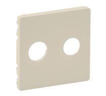 Cover plate Valena Life - TV-SAT socket - ivory