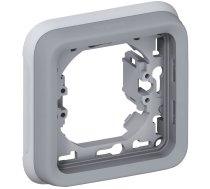 Flush mounting support frame Plexo IP 55 - 1 gang - grey