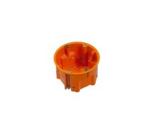 Junction box for gypsum 1-gang d68/45mm orange 650C