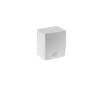 BETA surface socket with grounding and cover white IP44