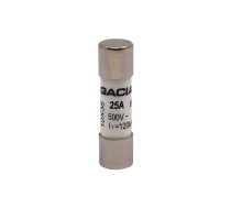 10x38 gG 25A cylindrical fuse link 500VAC