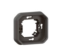 PLEXO 1 GANG FLUSH MOUNTING SUPPORT FRAME - ANTHRACITE