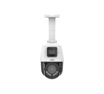 IPC9312LFW-AF28-2X4 ~ UNV IP kamera ar diviem objektīviem un regulējamu kronšteinu 2MP 2.8mm / motorzoom 2.8-12mm (SMART IR + WHITE LED)