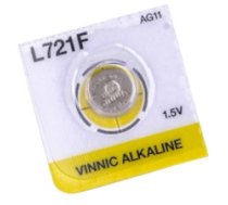 BATG11.VNC; G11 baterija Vinnic Alkaline LR721/362 bez iepakojuma 1gb.