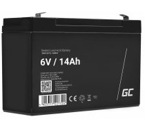 Green Cell 6V 14Ah AGM akumulators