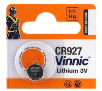 CR927 SR927 baterijas Vinnic litija - iepakojumā 1 gb.