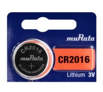 CR2016 baterijas 3V Murata litija CR2016 iepakojumā 1 gb.