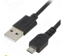 Kabelis | USB 2.0 | USB A spraudnis, USB B mikro spraudnis | niķelēts | 0,6 m