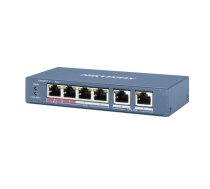 L2, Unmanaged, 4 10/100M RJ45 PoE ports, 2 10/100M RJ45 uplink ports, 802.3af/at/bt, port 1 support