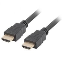 HDMI kabelis spraudni male/male 15m Versija 2.0 Lanberg CA-HDMI-10CC-0150-BK