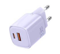 CH-0155 33W 1C+1A GANFast Charger Purple