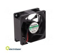 Fan: DC; axial; 24VDC; 60x60x25mm; 45.63m3/h; 27dBA; Vapo; 5200rpm