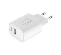 30W GaN lādētājs USB-C, USB-A , Power Delivery 3.0 + Quick Charge 3.0