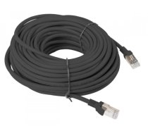 Patch cord | Patch Kabelis | Patch cable | 10m | CAT5E | UTP | 10 m | ElectroBase ® | Melns | LSZH