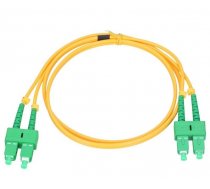 SC/APC-SC/APC , Single Mode, Duplex, 3.0mm LSZH Yellow, 1m :: SC-1.1-1A1