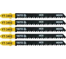 YATO Zāģa asmens type T, 8 TPI, kokam, 5 gb HCS65MnFOR_wood8TPIlength (mm) 100weight (g) 25