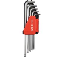 YATO Seškanšu atslēga ar BALL SET, S.A.E., LONG 12 gb Dimensions (mm) 1/16" 5/64" 3/32" 7/64" 1/8" 9/64" 6/32" 3/16" 7/32" 1/4" 5/16" 3/8"