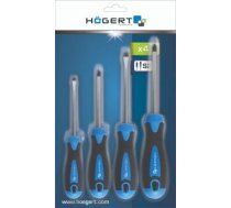 HOEGERT Skrūvgriežu komplekts, S2, 4 gab.