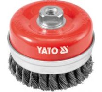 YATO Koniskā birste, TWIST STEEL WIRE Diameter (mm) 100weight (g) 1010quantity in the package IB / MC 4/16