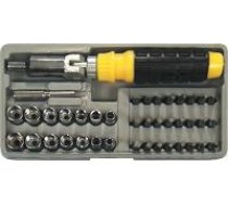VOREL Skrūvgriežu komplekts / RATCHET MULTI-USE 41pcsquantity in the package IB / MC 15/30number of pieces (pcs) 41