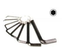 Seškanšu atslēgu komplekts 8 gab., 2-10 mm 8 gab. , 2-10 mm