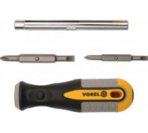 VOREL Skrūvgriežu komplekts /5 IN 1 INTERCHANGEABLE CrV6150quantity in the package IB / MC 12/72weight (g) 188number of tools (pc) 4