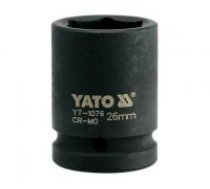 YATO Sitiena muciņa / HEXAGONAL 3/4' 26 mm CrMoSCM4403_4calaPieces in pack 16weight (g) 238hex size (mm) 26
