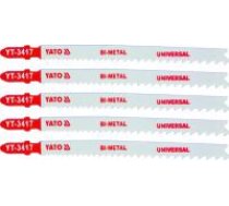 YATO Zāģa asmens BIMETAL, type T, 10-5 TPI, kokam AND METAL, 5 gb for_wood_and_metalTPI 10-5length (mm) 130the amount of packaging 25/250