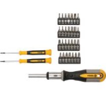 VOREL Skrūvgriežu komplekts /31 gb RATCHET CrV6150number of tools (pc) 31weight (g) 431