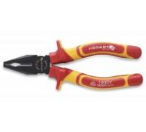 HOEGERT Izolēto plakankknaibles 180mm, 1000V, VDE