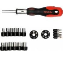 YATO RATCHET Skrūvgriežu komplekts 34 gab AISI_S2magneticnumber of tools (pc) 29