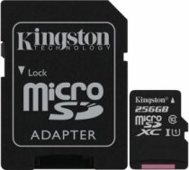 Kingston Kingston Canvas Select Plus 256GB MicroSDXC + SD Adapter