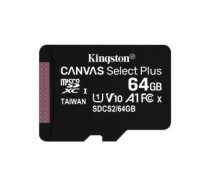 Kingston Kingston Canvas Select Plus memory Card 64GB MicroSDXC