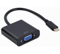 Gembird Adapteris USB Type-C Male - VGA Female 15 cm Black