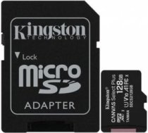 Kingston Kingston Canvas Select Plus 128GB MicroSDXC + SD Adapter