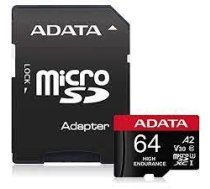 Adata ATMIŅA MICRO SDXC 64GB W/ADAP./AUSDX64GUI3V30SHA2-RA1 ADATA