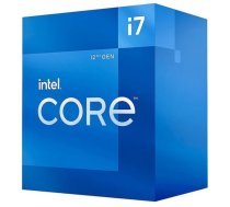 INTEL CPU|INTEL|Desktop|Core i7|i7-12700|Alder Lake|2100 MHz|Cores 12|25MB|Socket LGA1700|65 W|GPU UHD 770|BOX|BX8071512700SRL4Q