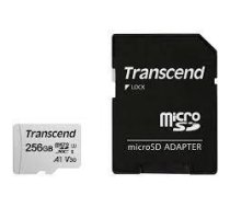 TRANSCEND MEMORY MICRO SDXC 256GB W/ADAP/C10 TS256GUSD300S-A TRANSCEND